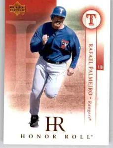 2003 Upper Deck Honor Roll Rafael Palmeiro Base Card MLB PWE UD Rangers #82 - Picture 1 of 2