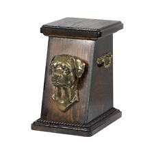 Rottweiler - urna di legno con l'immagine di un cane Art Dog IT Tipo 3