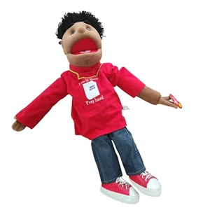 Sunny Puppet Bible Camp Christian 28" Black Boy Pray Hard Rapper - Picture 1 of 7