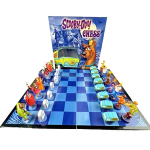Juego de mesa completo de ajedrez Scooby-Doo Cartoon Network peludo - Imagen 1 de 8