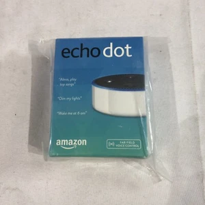 Amazon Echo Dot 2nd Generation Smart Speaker Alexa White~ New Factory Sealed - Picture 1 of 4