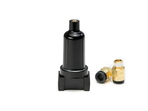 ACCUAIR BLACK MOISTURE TRAP / FILTER with 1/4" Air Line Fittings - Bild 1 von 2