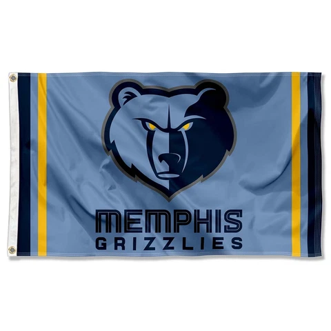 Memphis Grizzlies Wordmark Grommet Flag Cover