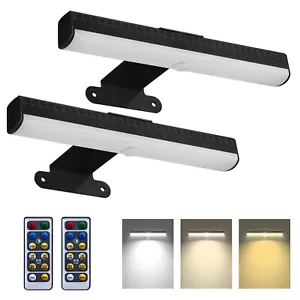 2 PACK Picture Light Battery Operated Painting Light with Remote, 3Lighting M... - Picture 1 of 7