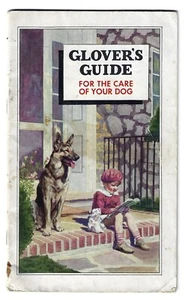 GLOVER'S DOG GUIDE ~ 1934 Dog Care Booklet - Picture 1 of 2