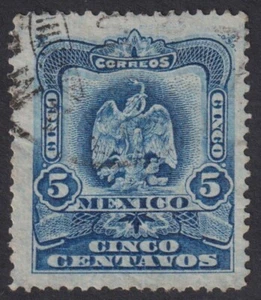 MEXICO 1899 Coat of Arms. 5c Good Used (p502) - Picture 1 of 1