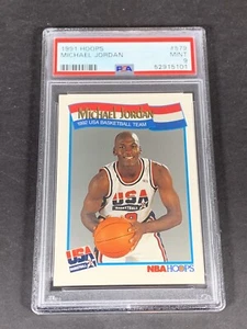 Michael Jordan, 1991 Hoops #579, PSA 9 MINT - Imagen 1 de 2