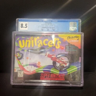 Uniracers Nintendo SNES WATA 8.5 A FACTORY SEALED RARE VGA - Image 1 of 2
