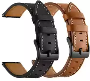 Genuine Leather Watch Strap For Samsung Galaxy Watch 4 5 Classic 42mm 46mm - Picture 1 of 6