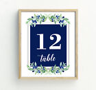 Darling Souvenir Elegent Table Numbers Floral Wreath Table Top Card-DS-JSTN61