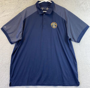 Antiga Polo shirt Mens XXL Denver Nuggets navy blue / 31-79