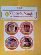 1988 MSA Fantastic Sam's 4 card Uncut Panel - Dale Murphy /Tony Gwynn