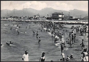 cartolina VIAREGGIO spiaggia - Picture 1 of 1