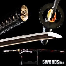 Manganese Steel Japanese Samurai Katana Full Tang Sword Handmade Sharp Blade