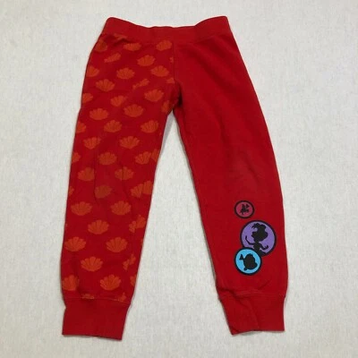 Disney Store Niña 7/8 Sirenita Rojo Sudaderas Conchas Marinas D8 Foto 1 de 4