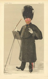 Vanity Fair Spy Cartoon Daniel Godfrey 'Dan Godfrey' Musik 1888 alter Druck - Bild 1 von 2