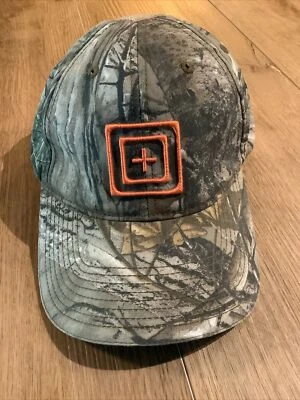 Gorra RealTree 5.11 Tactical Series OS Adulto Camuflaje Correa Trasera Caza Logo Foto 1 de 4