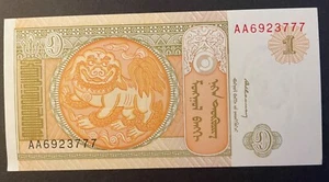 Mongolia 1 Togrog Uncirculated Banknote Foreign Currency - Picture 1 of 2