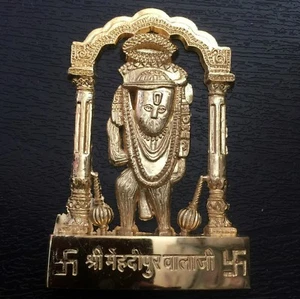 Mehandipur Balaji Hanumana Bala Antigüedad Estatua Exorcismo Of Evil Spirit & - Picture 1 of 3