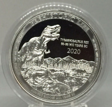 2020 Democratic Republic of Congo 1oz .999 Silver "Tyrannosaurus Rex" 1st