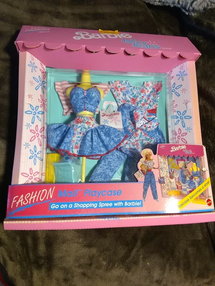 Barbie Jazzy Jeans Shop Fashion Mall Playcase #3109 NRFP 1991 Mattel Inc 3