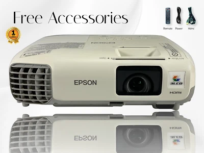 3LCD Projector 2,700 Lumens 4K Input Support HDMI USB + 1 Year Warranty Included - Image 1 of 4