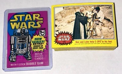 1977 Topps Star Wars 3rd Series Yellow 66 Card Complete Set Nice PSA Ready - Image 1 of 4