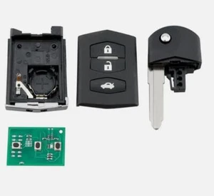 3 Button Remote Key 433MHz ID63 80bit Chip Fit for Mazda 2 3 5 6 6 8 SKE126-01 - Picture 1 of 11