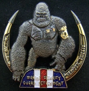 Marine Security Guard Detachment MSG Kigali Rwanda Challenge Coin - Picture 1 of 2
