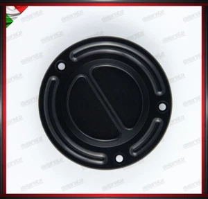 TAPPO SERBATOIO MOTO ALLUMINIO KAWASAKI DEL 2009 SGANCIO RAPIDO NERO - Picture 1 of 2