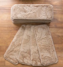 14 Beige  Tonal Stair Carpet Pads Treads  # 20cm x 50cm #