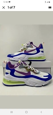 Nike Men's Air Max 270 React 'Easter' CW0630-100 MULTI-COLORED SIZE 10 - Image 1 of 3