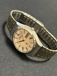 Seiko King Quartz 5856-8000 White Dial Day/Date W.R. Herrenuhr Made in Japan - Bild 1 von 9