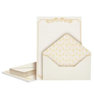 90 Pieces Stationery Paper Set for Love Letter, Party Invitations (60 Vintage... - Picture 1 of 9