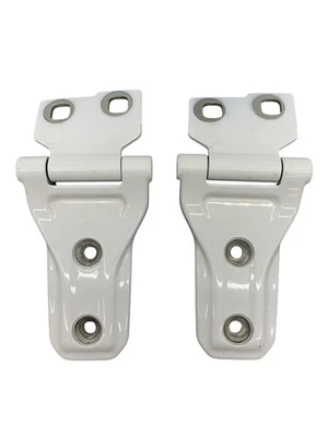 Jeep Wrangler 2018-2024 4Xe JL RH juego de bisagras capó delantero (2) | blanco AA1381P001AG Foto 1 de 4