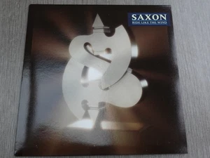 Saxon RIDE LIKE THE WIND 1988 UK 7" P/S PLAYS MINT  HEAR - Imagen 1 de 13