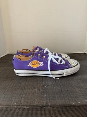 Kobe Bryant LA Lakers Converse Chuck Taylor Shoes Size Women's  10 Mens Size 8 - Image 1 of 4