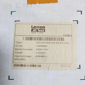 one new Lenze ESV751N04TXB AC Frequency converter Free ship #YP1 - Picture 1 of 2