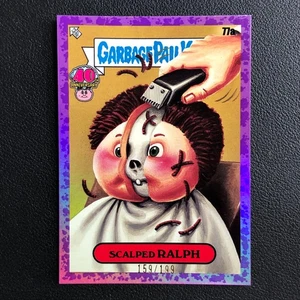 2025 Topps Worst of Garbage Pail Kids 40th GPK #77a Scalped Ralph Purple /199 - Picture 1 of 3