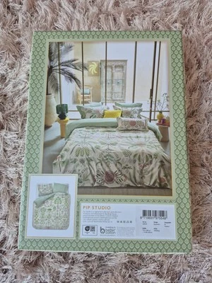 NUOVO Pip Studio biancheria da letto 135 x 200 Bamboleo Off-white bianco NP 100 € - Immagine 1 di 4