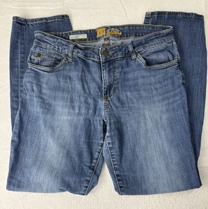 KUT From The Kloth Katy Boyfriend Jeans Size 8 Medium Wash Denim 32" x 30" - Picture 1 of 11