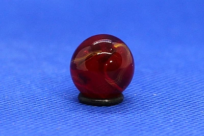 Редкий мрамор Champion Hot Tamale — 0,628 дюйма - Как новый - M1302 - Изображение 1 из 4