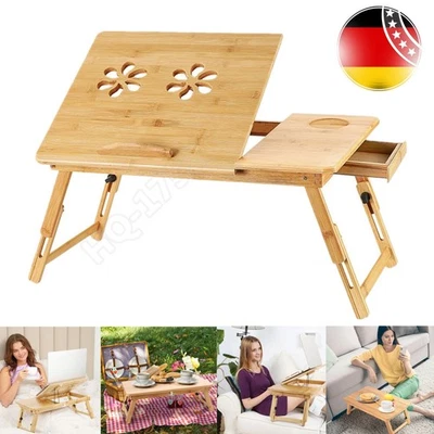 Laptoptisch Bett-Schreibtisch Klapptisch für Laptop Frühstückstablett DHL - Bild 1 von 4