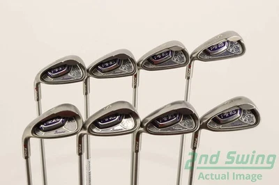 Ping Serene Iron Set 5-PW SW LW Graphite Ladies Left Red dot +1/4" - Image 1 of 4