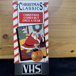 Christmas Comes But Once a Year VHS 1991 **Buy 2 Get 1 Free - Bundle Shipping - Picture 1 of 2
