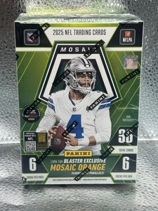 2025 Panini Mosaic Football NFL Trading Cards Blaster Box FACTORY SEALED - Picture 1 of 4