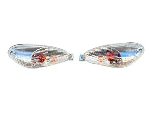 COPPIA FRECCE INDICATORI POSTERIORI PER PIAGGIO NRG 50 DD MC2 (1996-2010) - Picture 1 of 10