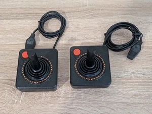 Original Atari 2600 Joystick Controllers (1 Pair) - Picture 1 of 3