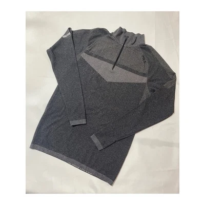 FILA Runners Sport Gray Pullover Half Zip Long Sleeve Athletic Top - Image 1 of 4