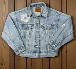 Levi's 90's Patchwork Trucker Jacket Floral Women's XXS - Picture 1 of 8